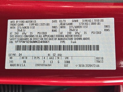 2021 Ford F-150 XLT