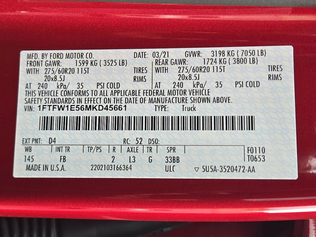 2021 Ford F-150 XLT