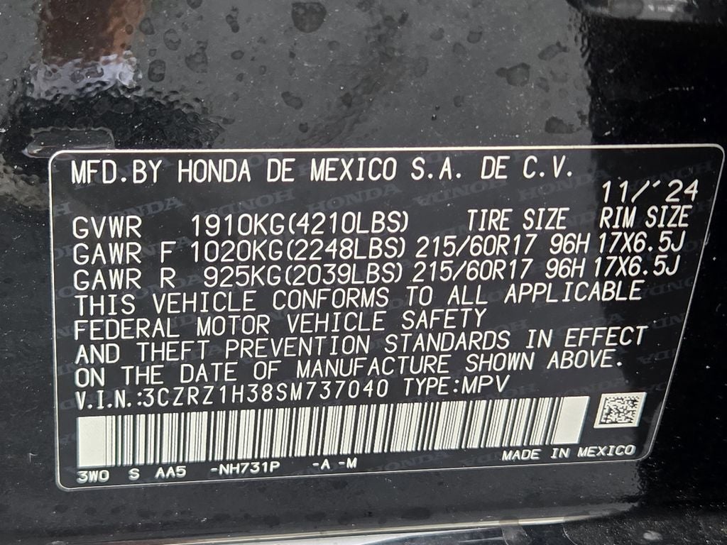 2025 Honda HR-V LX