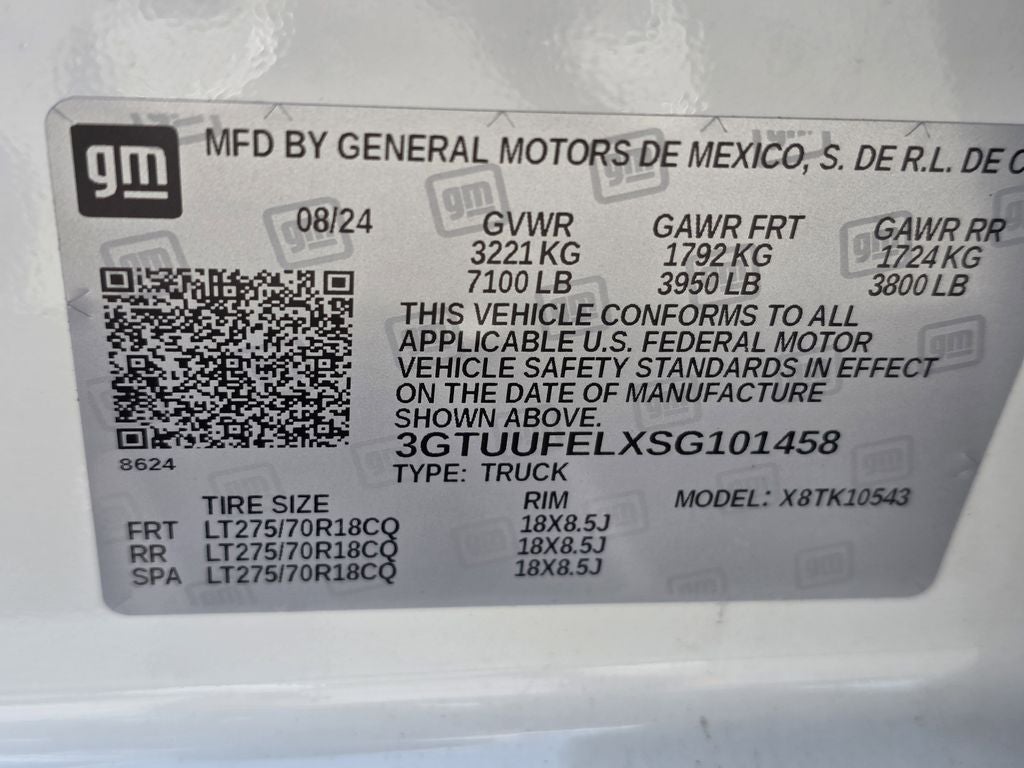 2025 GMC Sierra 1500 AT4X