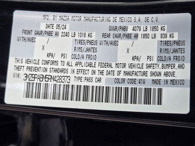 2024 Mazda Mazda3 2.5 S Select Sport