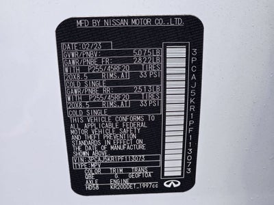 2023 INFINITI QX55 ESSENTIAL