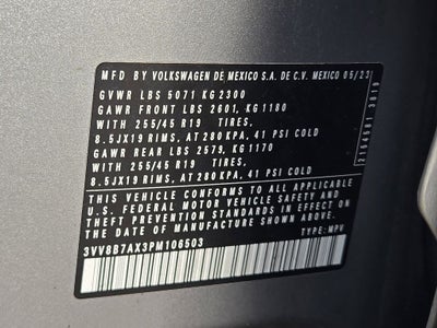 2023 Volkswagen Tiguan 2.0T SE R-Line Black