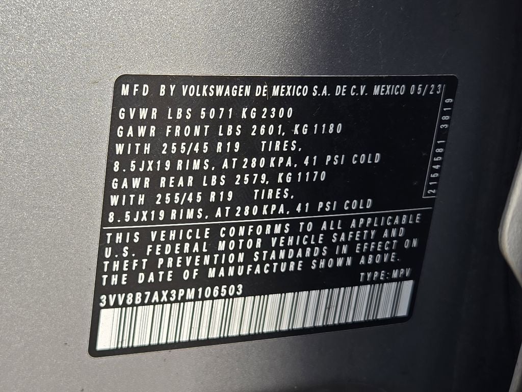 2023 Volkswagen Tiguan 2.0T SE R-Line Black