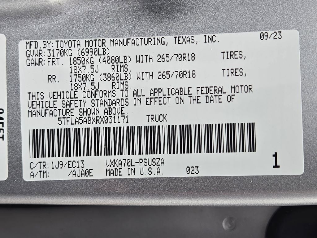 2024 Toyota Tundra SR5