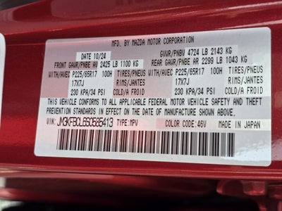 2025 Mazda Mazda CX-5 2.5 S Preferred Package